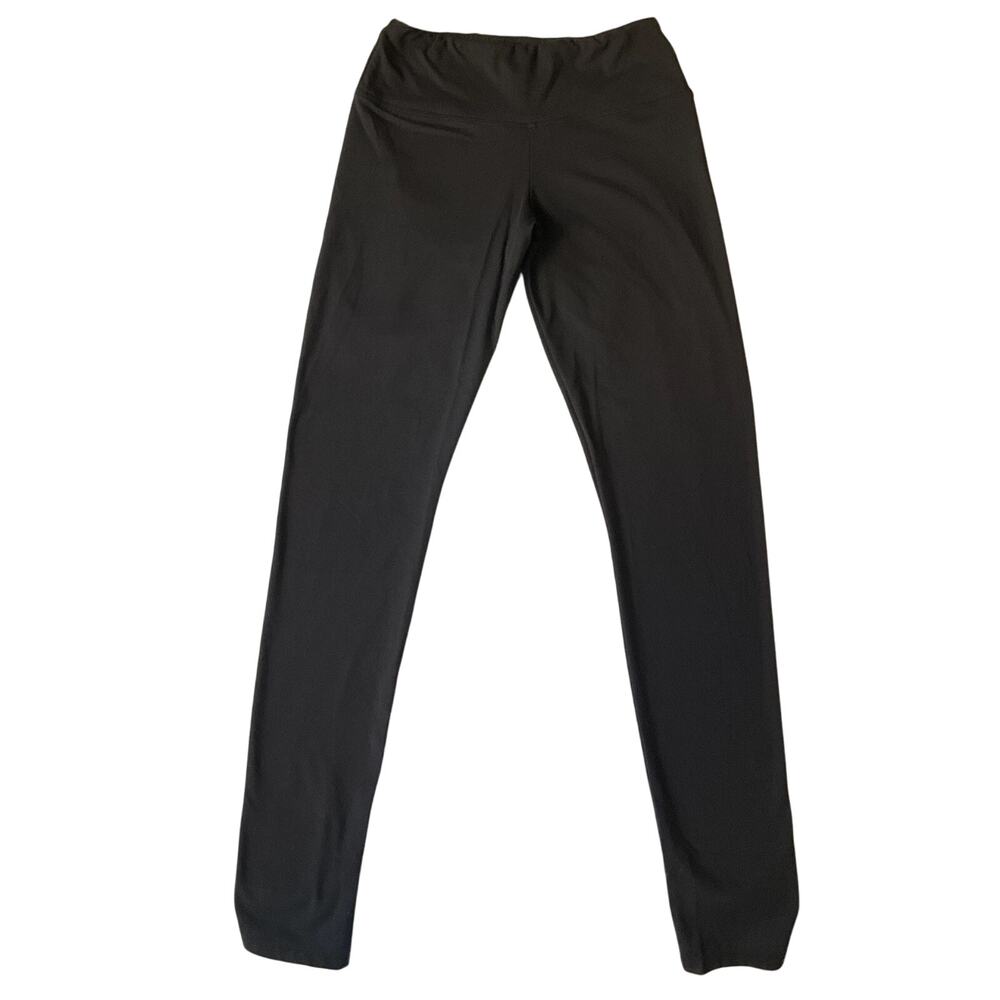 Felina Women Activewear Pants Size S/CH Black Yoga Legging 28" Inseam Mid Rise